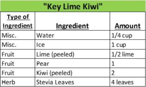 Key Lime Kiwi Recipe